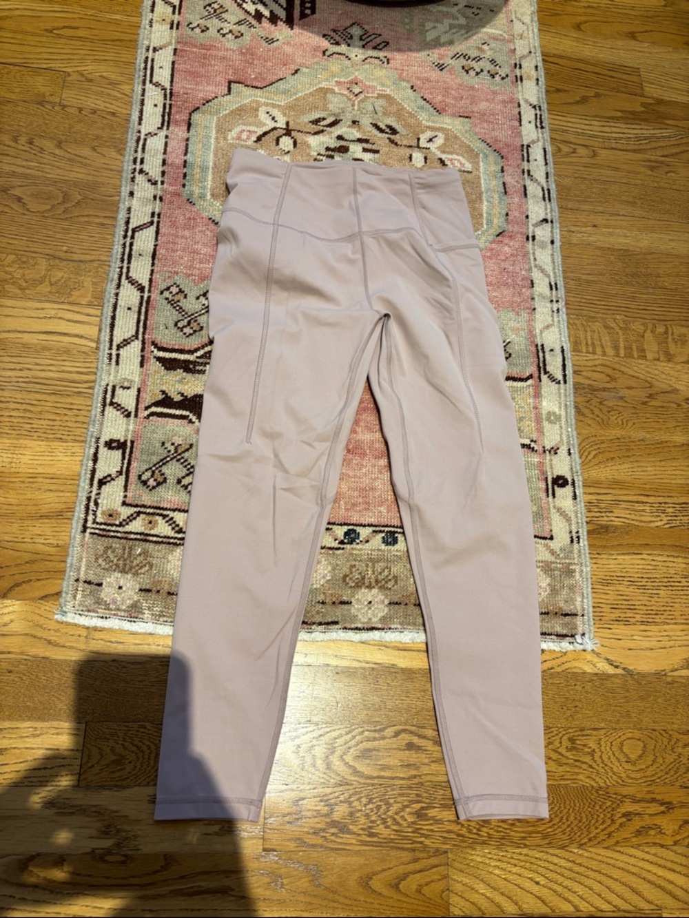 Sweaty Betty High-Waist Soft Pink Active 7/8 Leggings